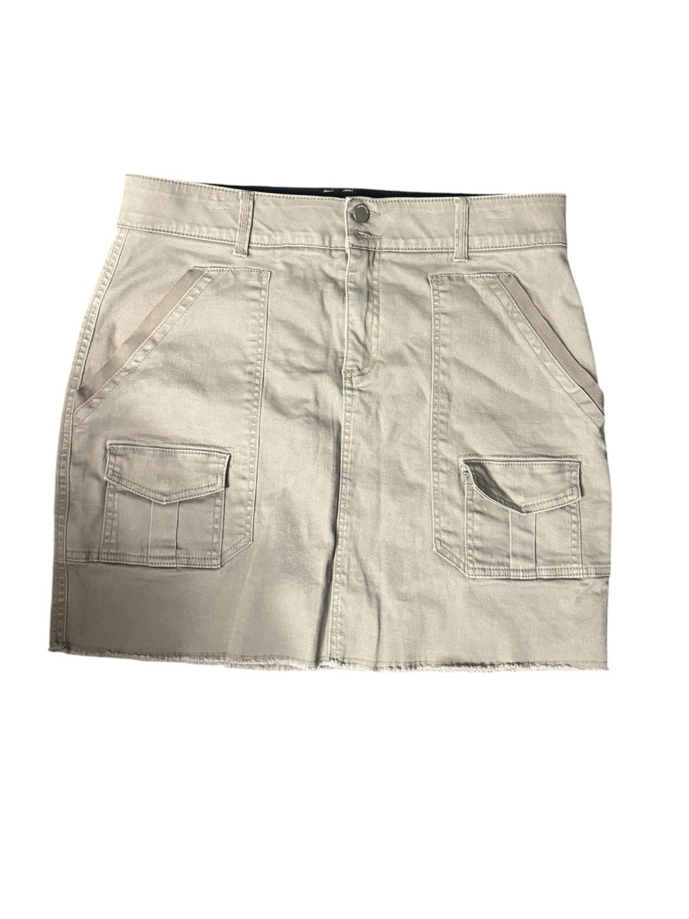 Democracy Solutions utility cargo skirt in beige "Moonrock" Size 10 - Picture 2 of 5